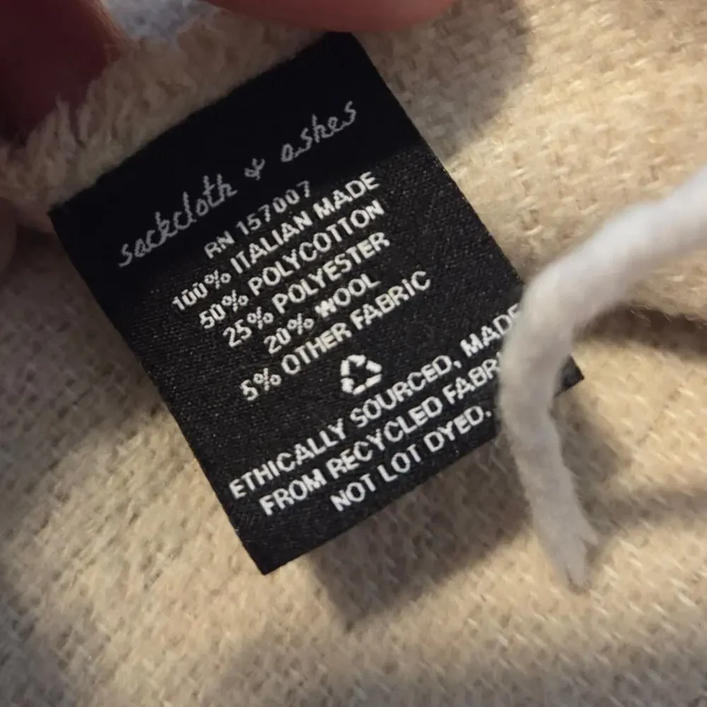 sackcloth & ashes italian camp mountains wool blend throw blanket 59 x 70